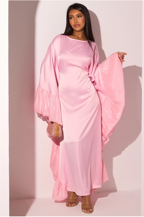 Robe rose clair parachute