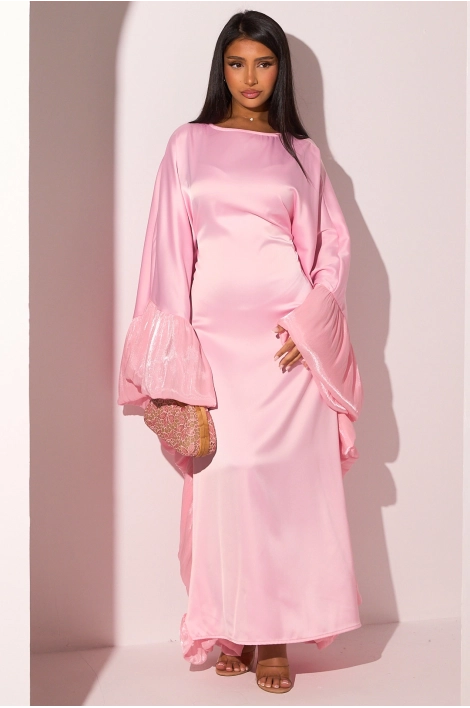 Robe rose clair parachute