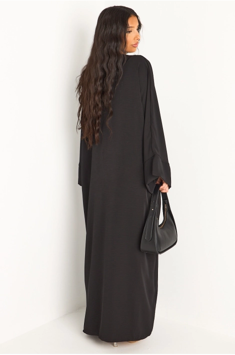 Ensemble deux pièces noir pantalon + kimono