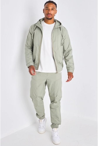 Ensemble 2 pièces : veste + jogging vert