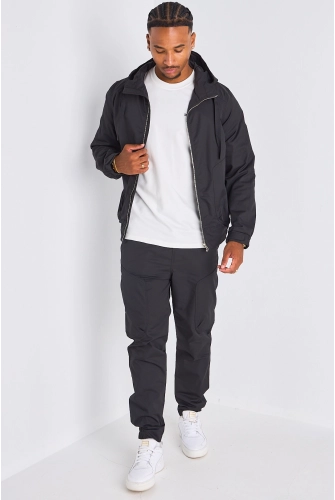 Ensemble 2 pièces : veste + jogging noir