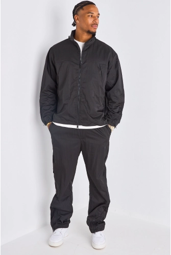 Ensemble 2 pièces : veste + jogging noir