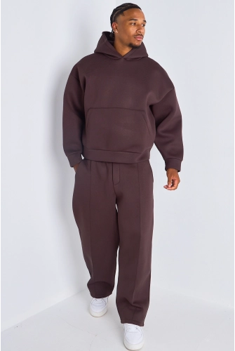 Ensemble 2 pièces : sweat + jogging marron