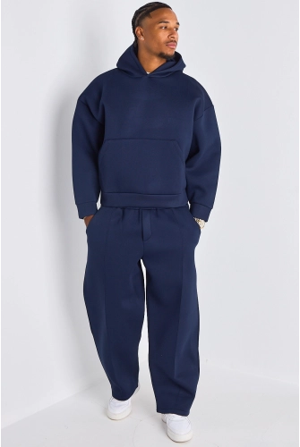 Ensemble 2 pièces : sweat + jogging bleu marine