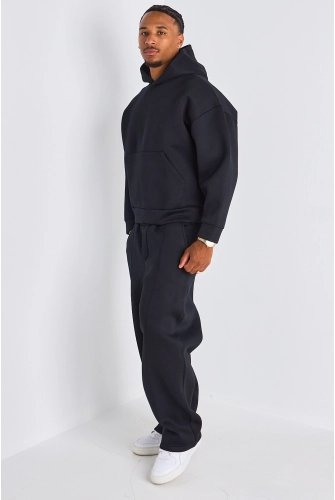 Ensemble 2 pièces : sweat + jogging noir