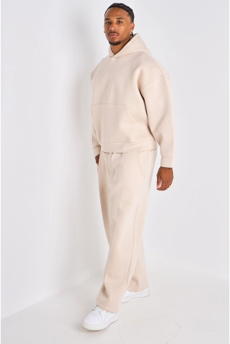 Ensemble 2 pièces : sweat + jogging beige