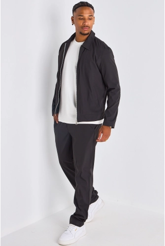 Ensemble 2 pièces : veste + jogging noir