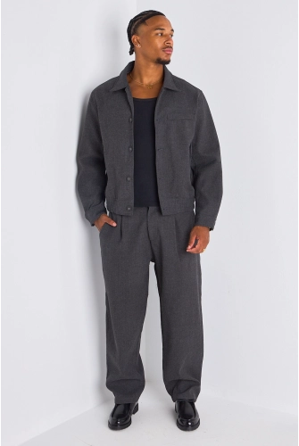 Ensemble 2 pièces : veste + joggerpant gris foncé