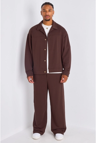 Ensemble 2 pièces : veste + jogging marron