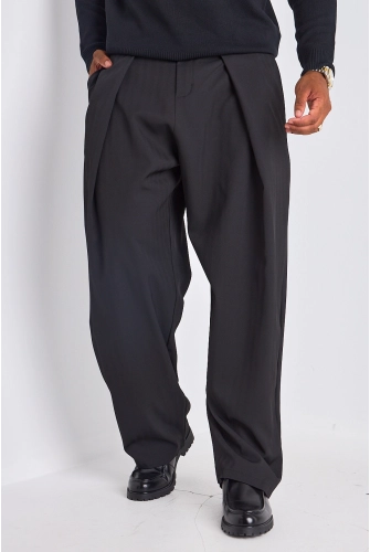 Pantalon à pince noir