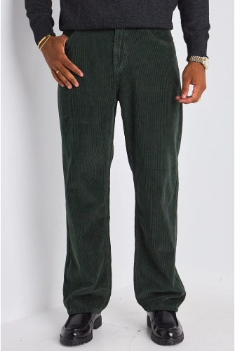 Pantalon en velours vert