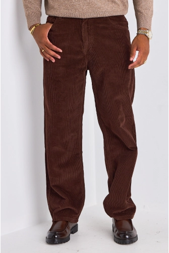 Pantalon en velours marron