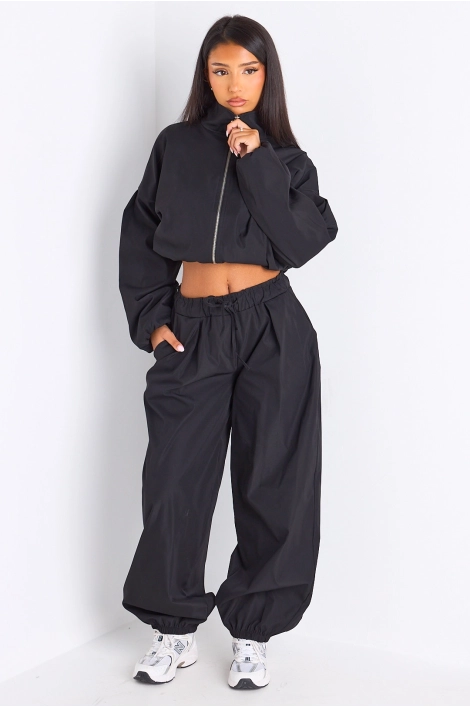 Ensemble deux pièces noir veste + pantalon