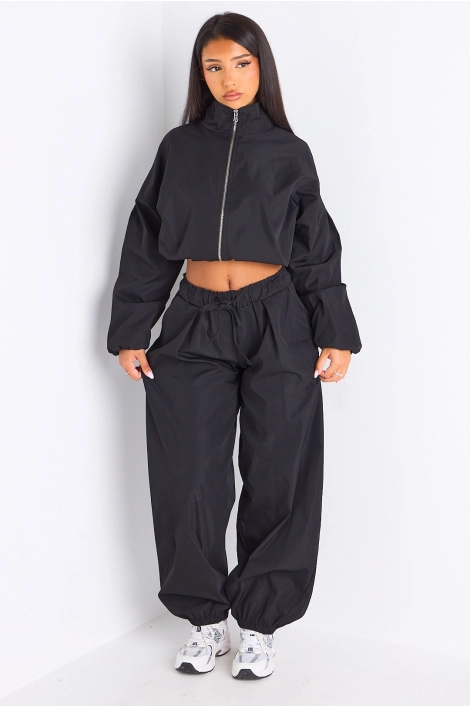 Ensemble deux pièces noir veste + pantalon