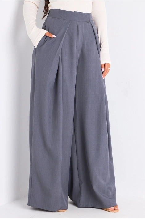 Pantalon tailleur gris