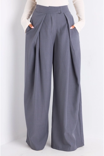 Pantalon tailleur gris
