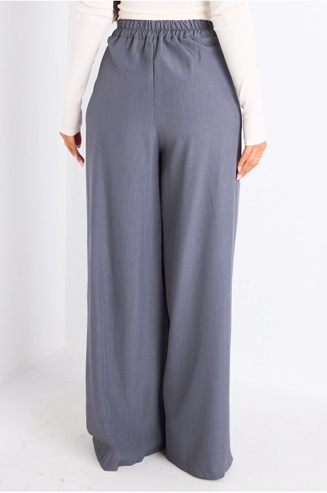 Pantalon tailleur gris