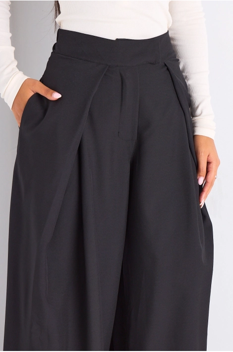 Pantalon tailleur noir