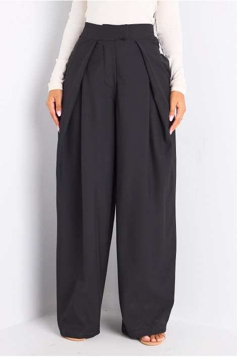 Pantalon tailleur noir