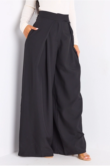 Pantalon tailleur noir