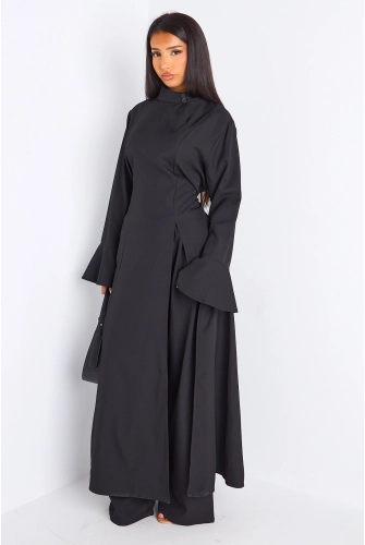 Ensemble 2 pièces : blouse + pantalon noir