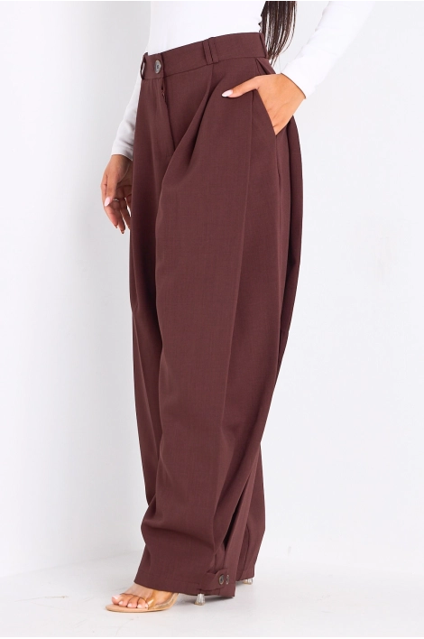Pantalon de tailleur bordeaux
