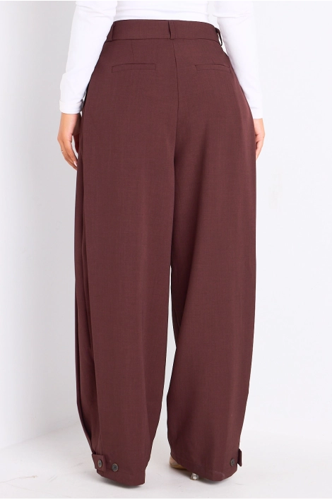 Pantalon de tailleur bordeaux
