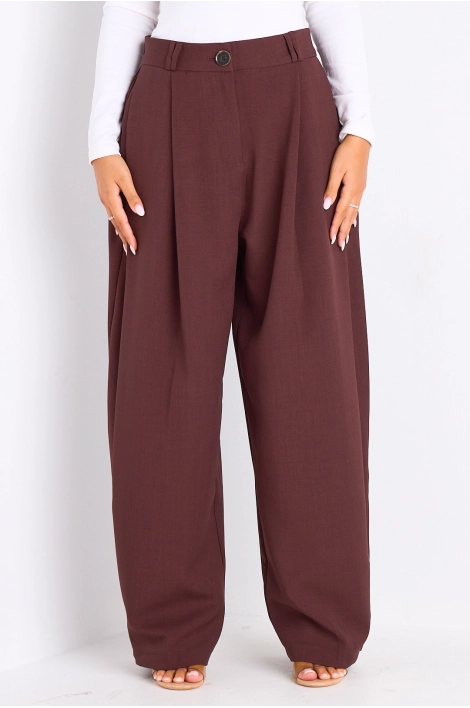 Pantalon de tailleur bordeaux