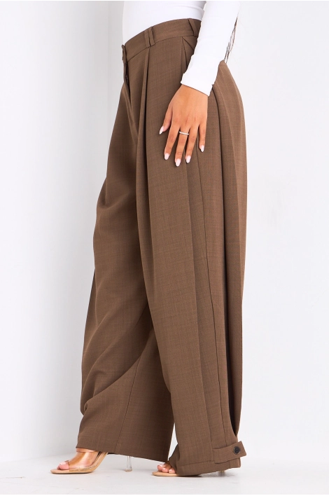 Pantalon de tailleur marron