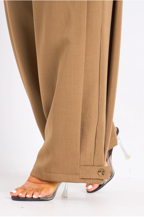 Pantalon de tailleur camel
