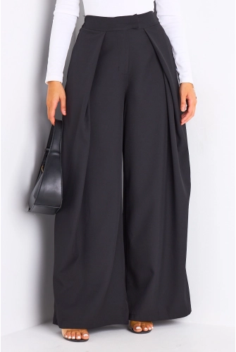 Pantalon palazzo noir