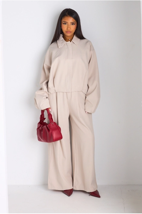 Veste courte beige