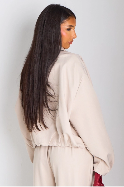 Veste courte beige
