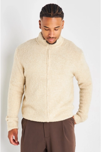 Gilet en laine beige