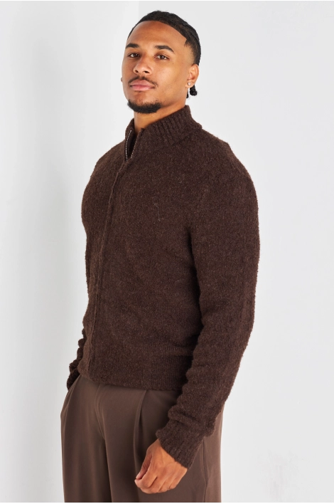 Kopie von Gilet en laine gris