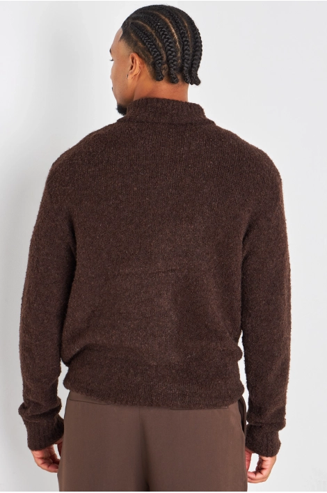 Gilet en laine marron