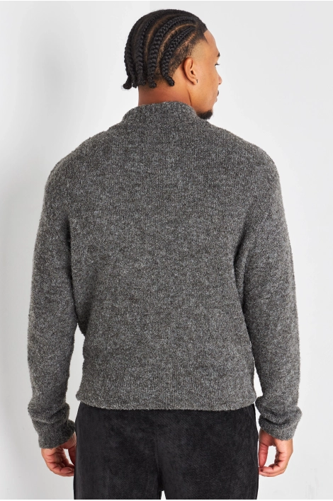 Gilet en laine gris