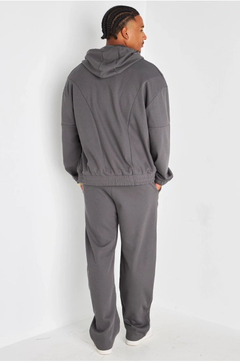 Ensemble 2 pièces : sweat + jogging gris
