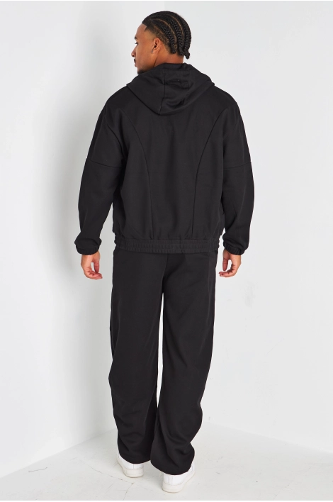 Ensemble 2 pièces : sweat + jogging noir