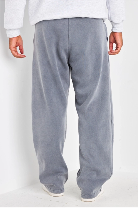 Jogging gris à coupe droite