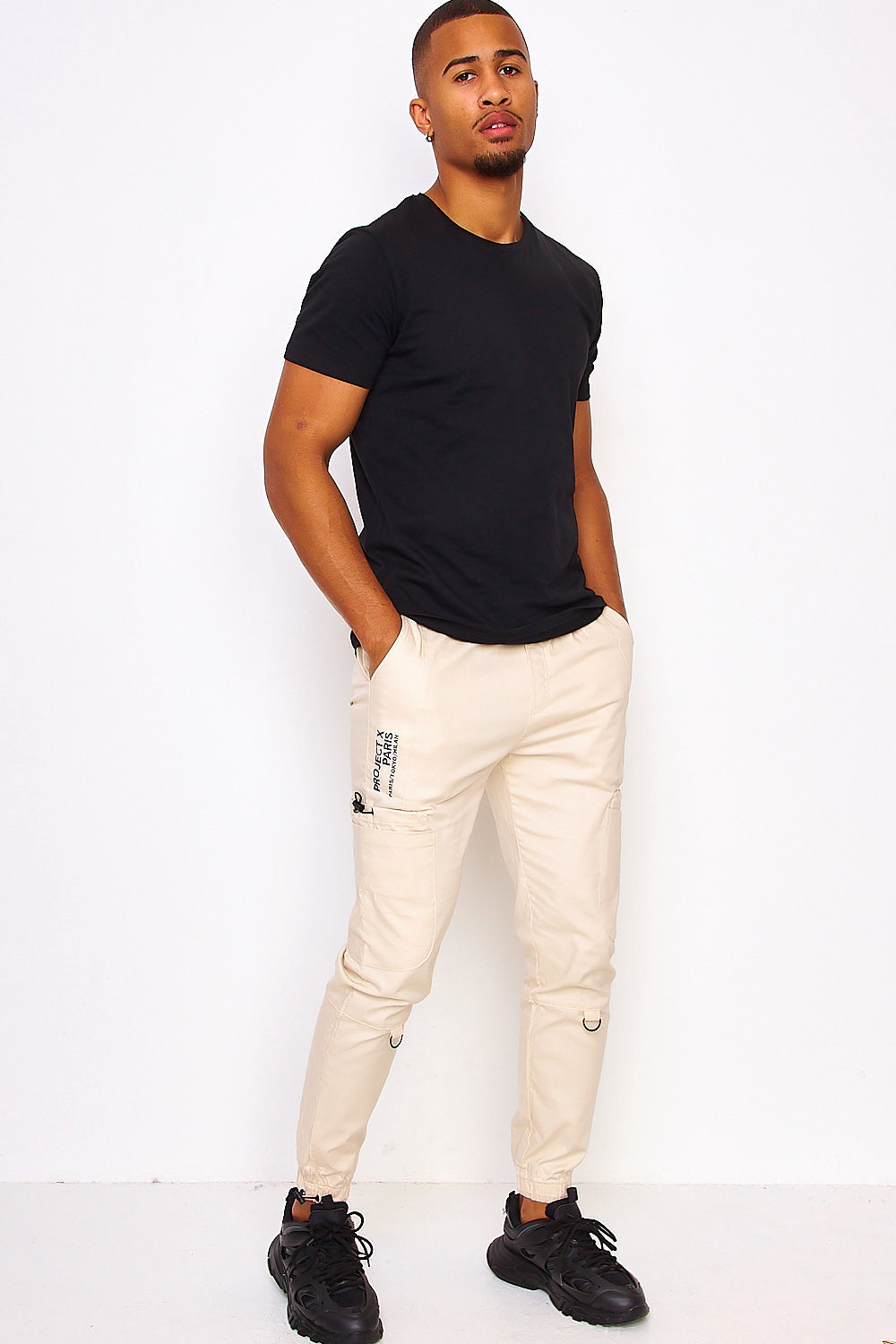 Pantalon cargo beige / Project X - 2040093