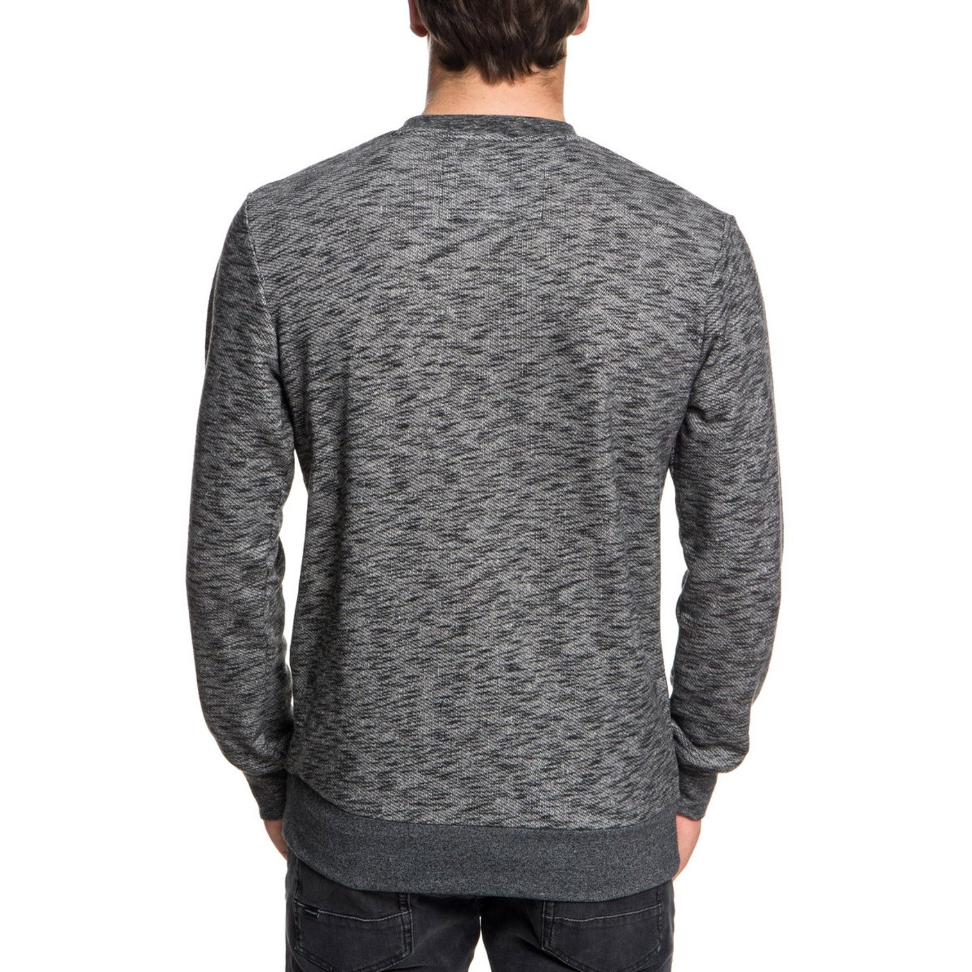 Sweat col rond Quiksilver Shadow gris
