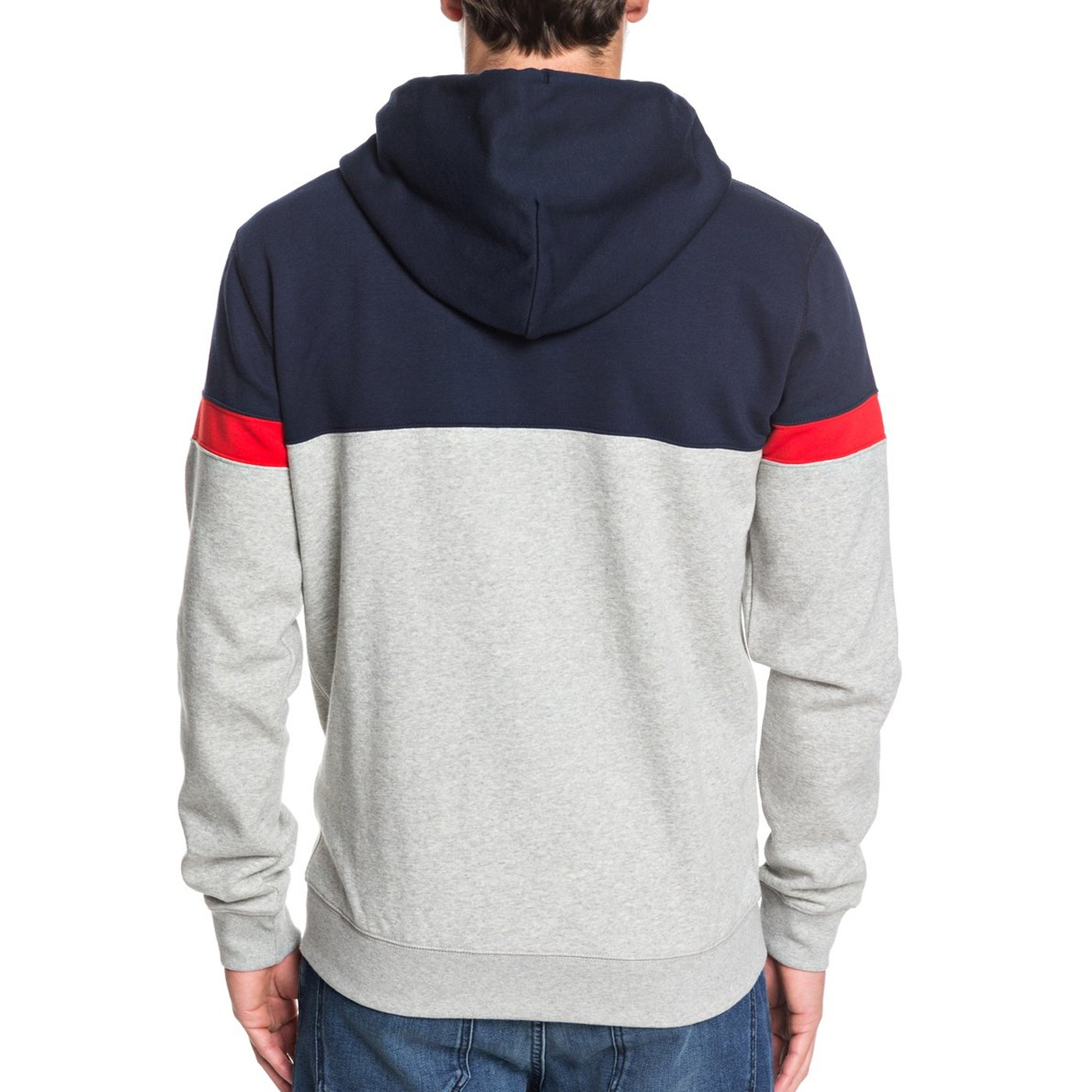 Sweat zippé Quiksilver Kumano gris