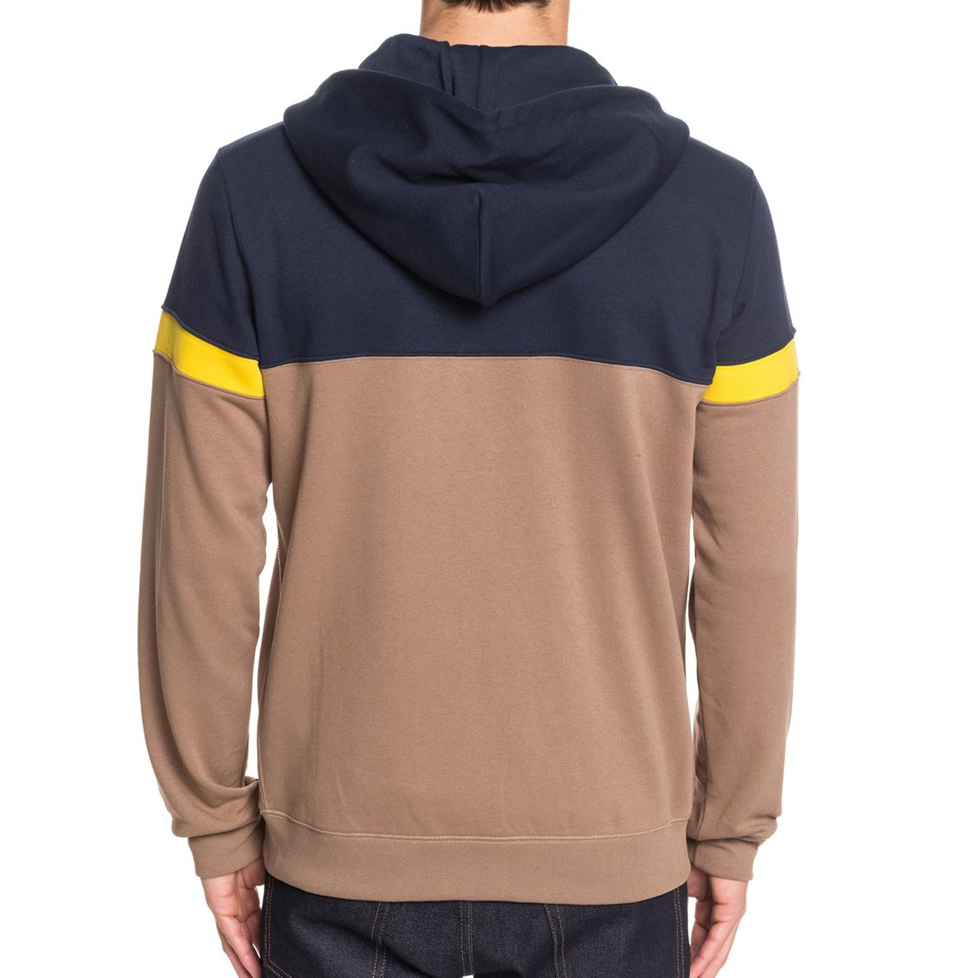 Sweat zippé Quiksilver Kumano marron