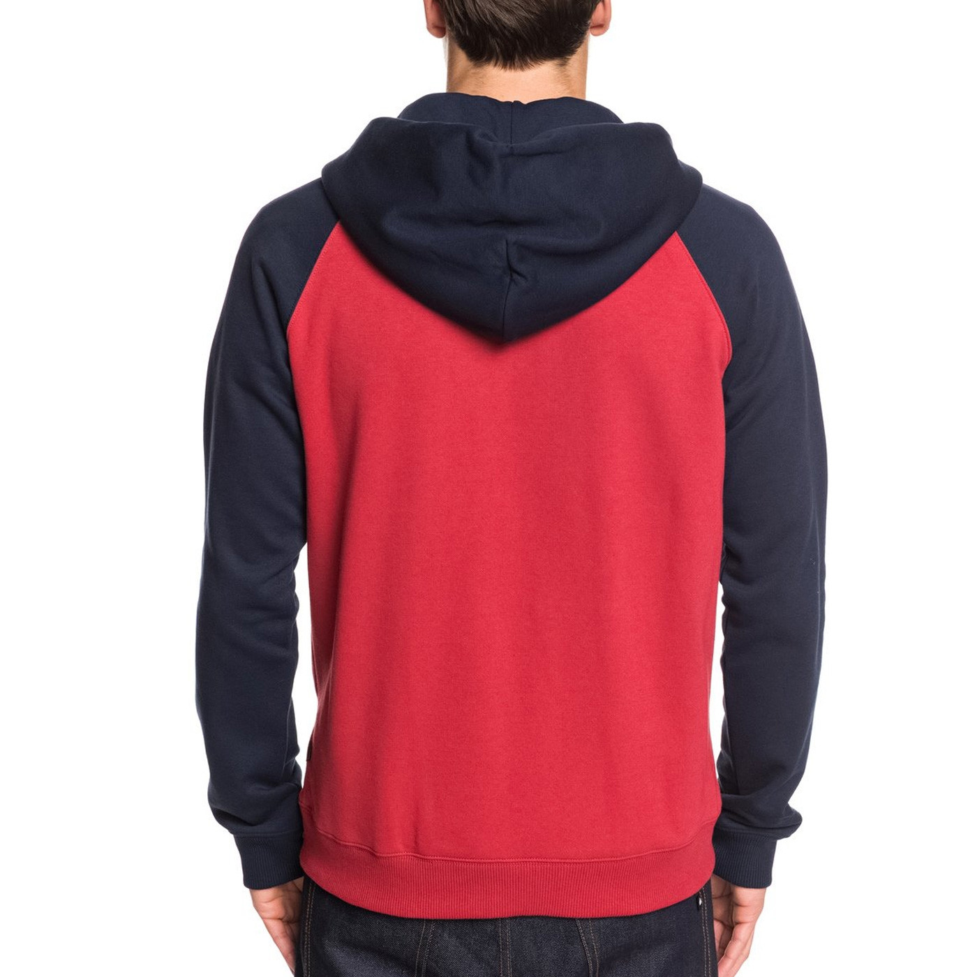 Sweat zippé Quiksilver Everyday rouge/bleu