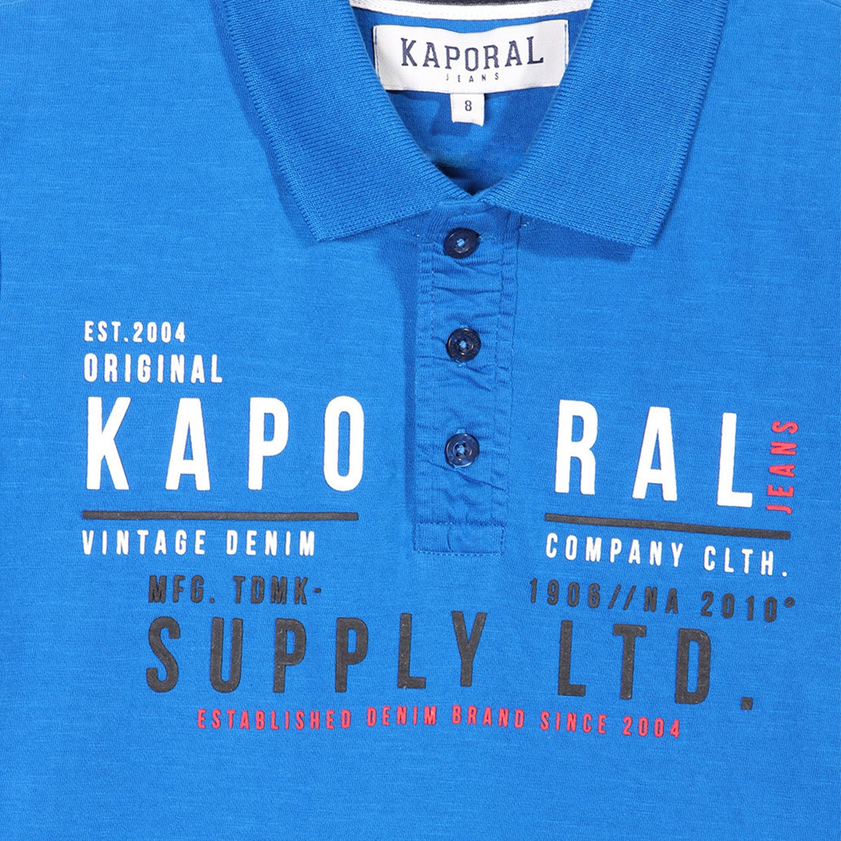 Polo enfant Kaporal Alba bleu