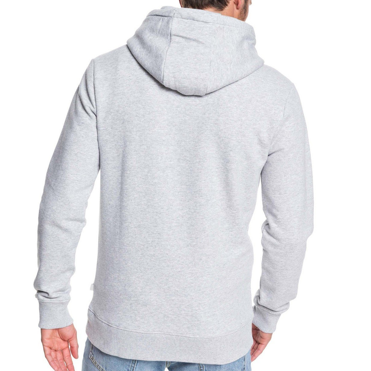 Sweat à capuche Quiksilver Get Buzzy gris