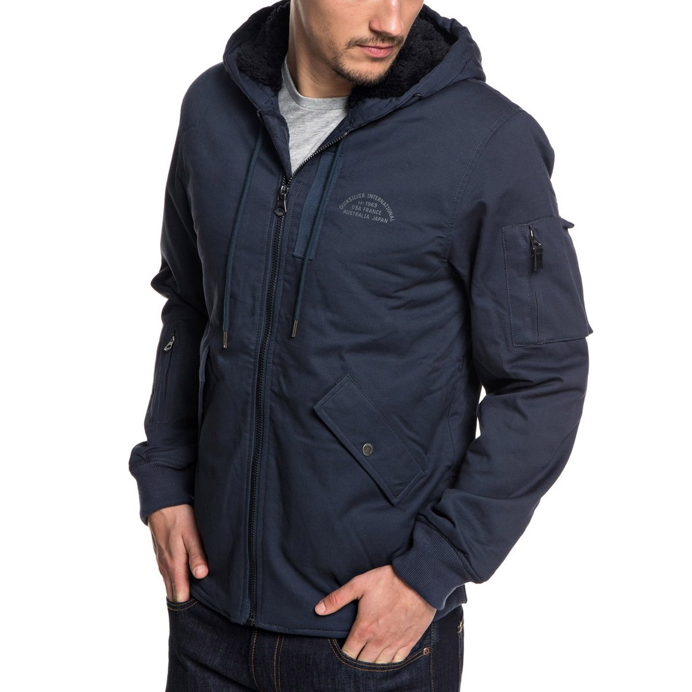 Veste déperlante Quiksilver Hana Go bleu