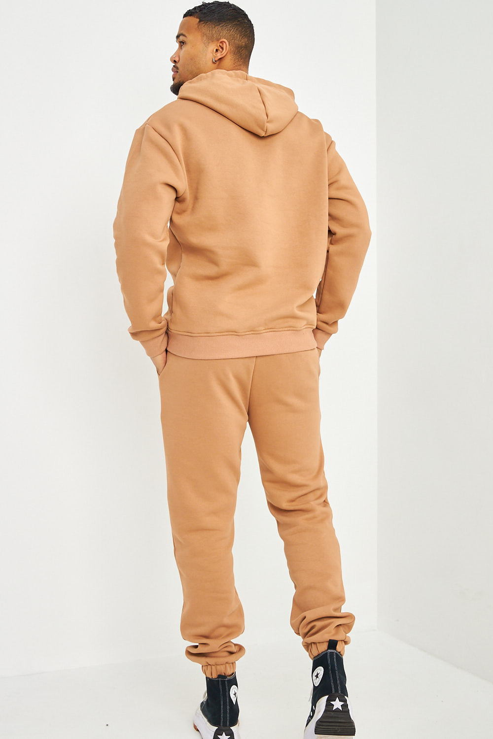 Pantalon de jogging camel inscription Brentiny