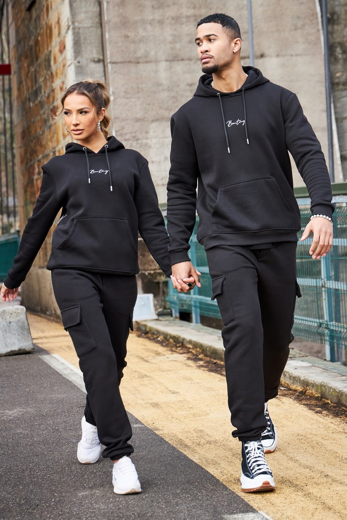 Pantalon de jogging noir inscription Brentiny
